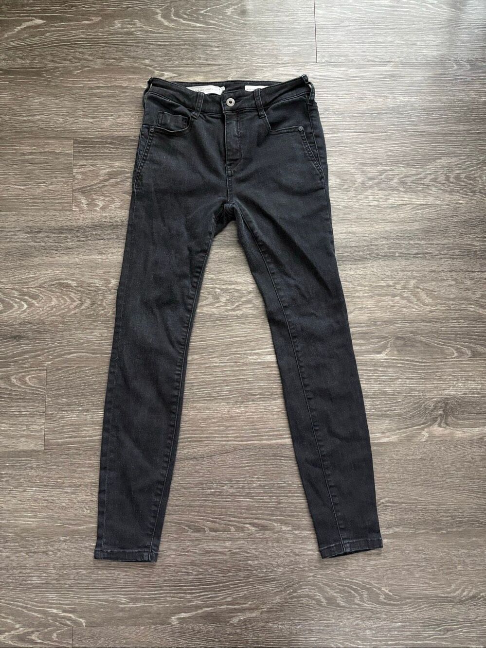 Anthropologie Pilcro & The Letterpress Black High Rise Skinny Jeans Size 26